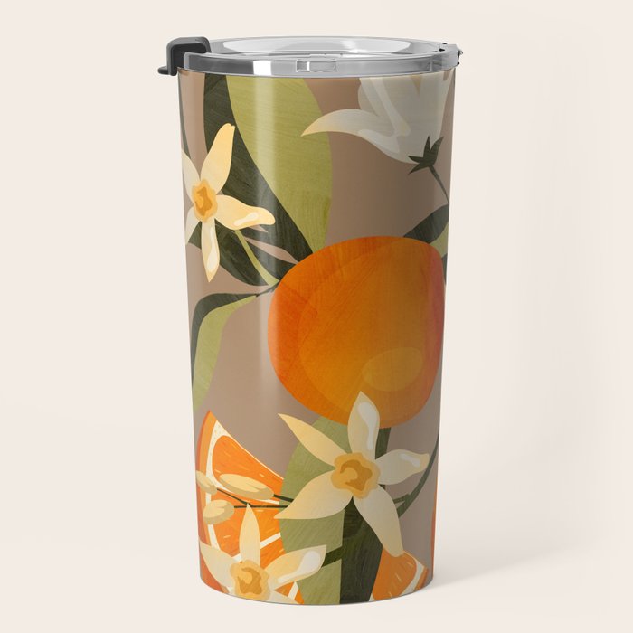 Oranges Botanical Art 2 Travel Mug Gallery Image 3
