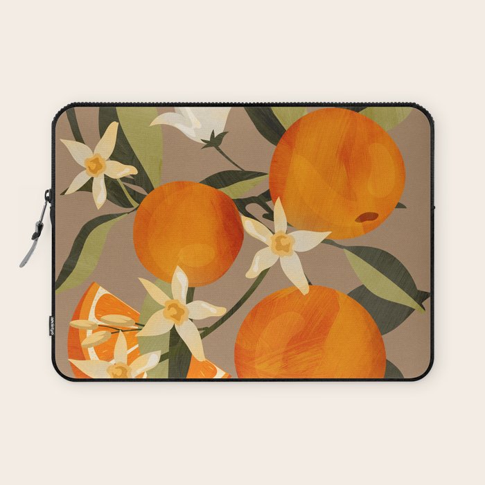 Oranges Botanical Art 2 Laptop Sleeve Gallery Image 1