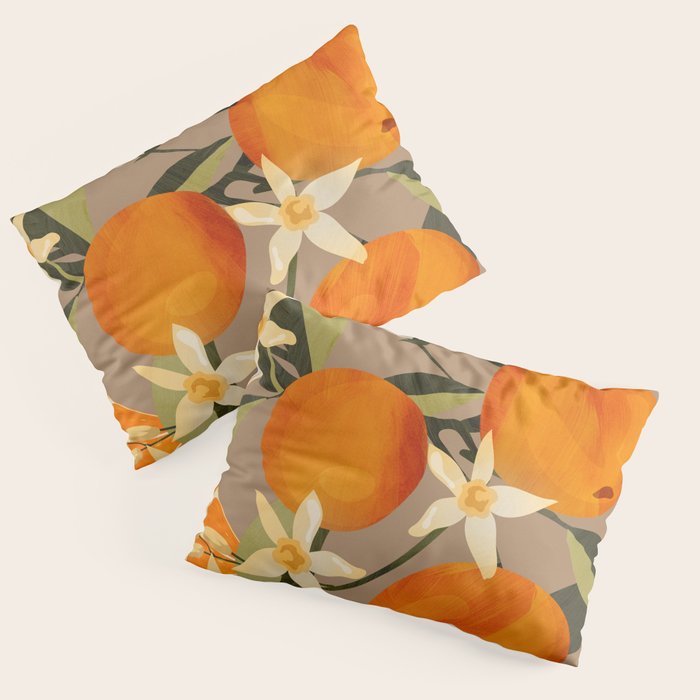 Oranges Botanical Art 2 Pillow Sham Gallery Image 3