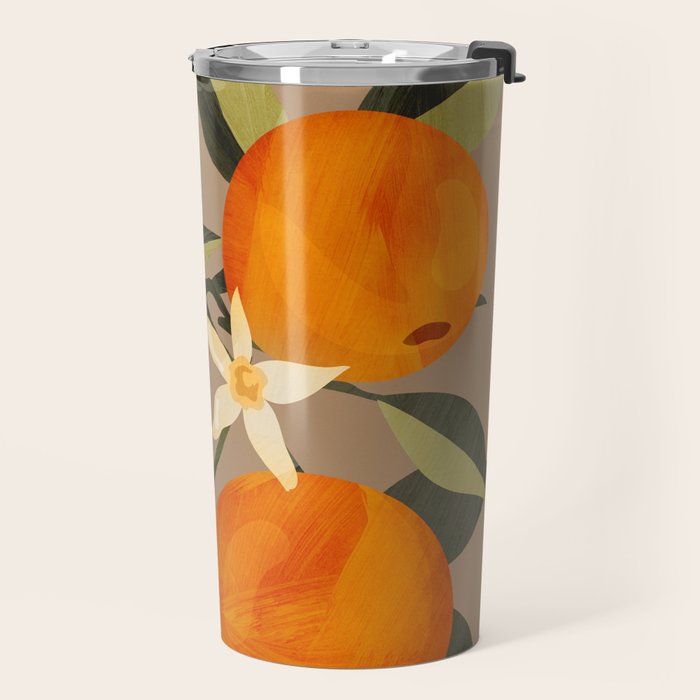 Oranges Botanical Art 2 Travel Mug Gallery Image 2