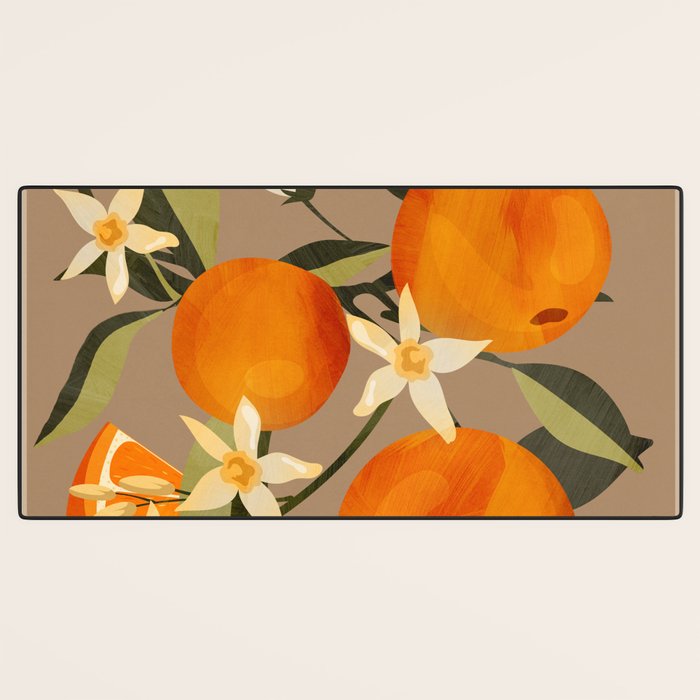 Oranges Botanical Art 2 Desk Mat Gallery Image 3