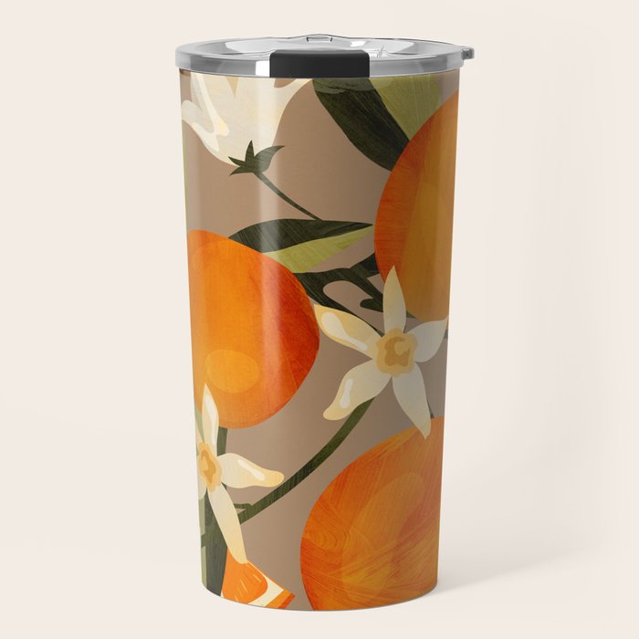 Oranges Botanical Art 2 Travel Mug Gallery Image 1