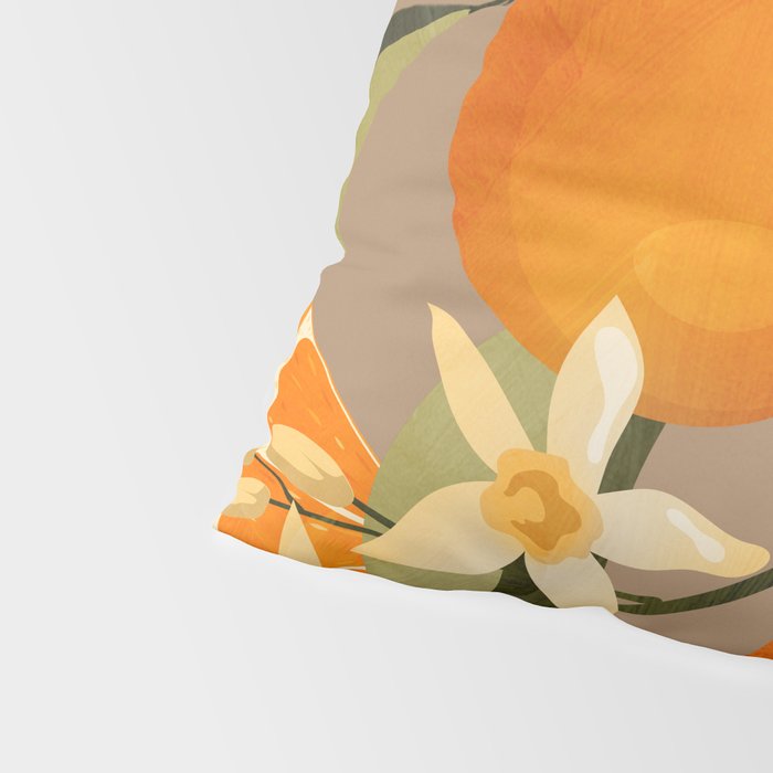 Oranges Botanical Art 2 Pillow Sham Gallery Image 4