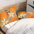 Oranges Botanical Art 2 Pillow Sham Gallery Image 2