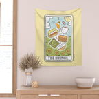 Brunch Reading Wall Tapestry Gallery Image 2