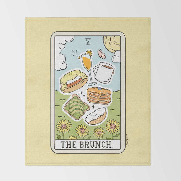 Brunch Reading Throw Blanket Gallery Image 2