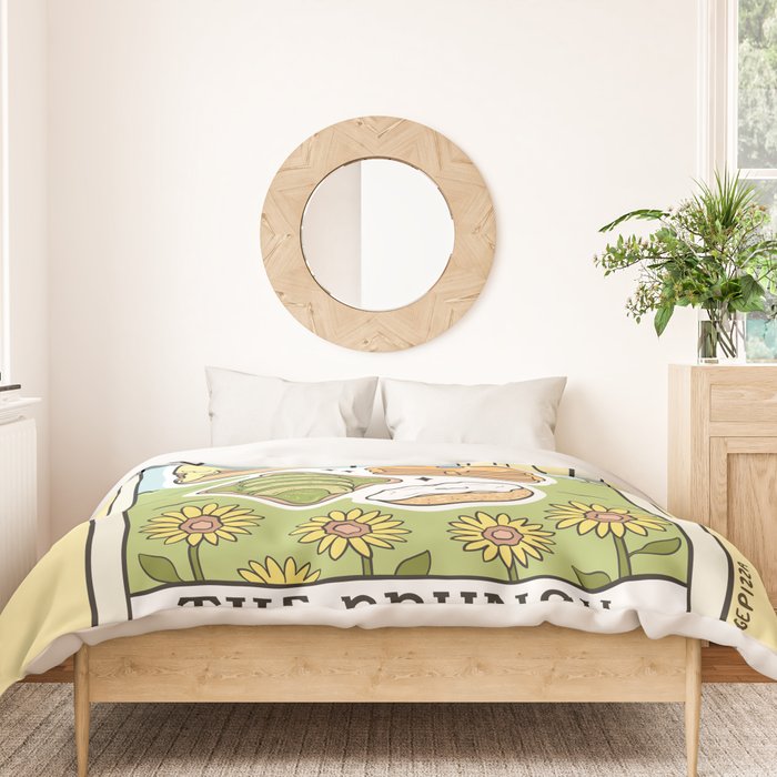 Brunch Reading Duvet Cover Gallery Image 3