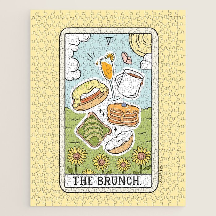 Brunch Reading Jigsaw Puzzle Gallery Image 1