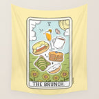 Brunch Reading Wall Tapestry Gallery Image 4