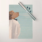 Dreaming by the Sea Wrapping Paper Gallery Image 1