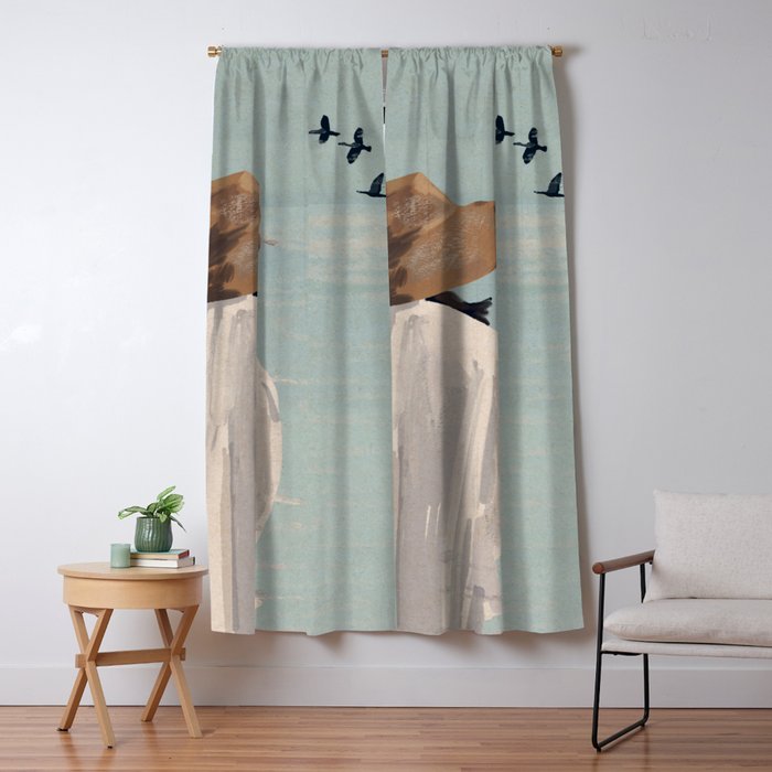 Dreaming by the Sea Window Curtain Gallery Image 5