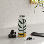 Soft Abstract Large Leaf Water Bottle Gallery Image 4