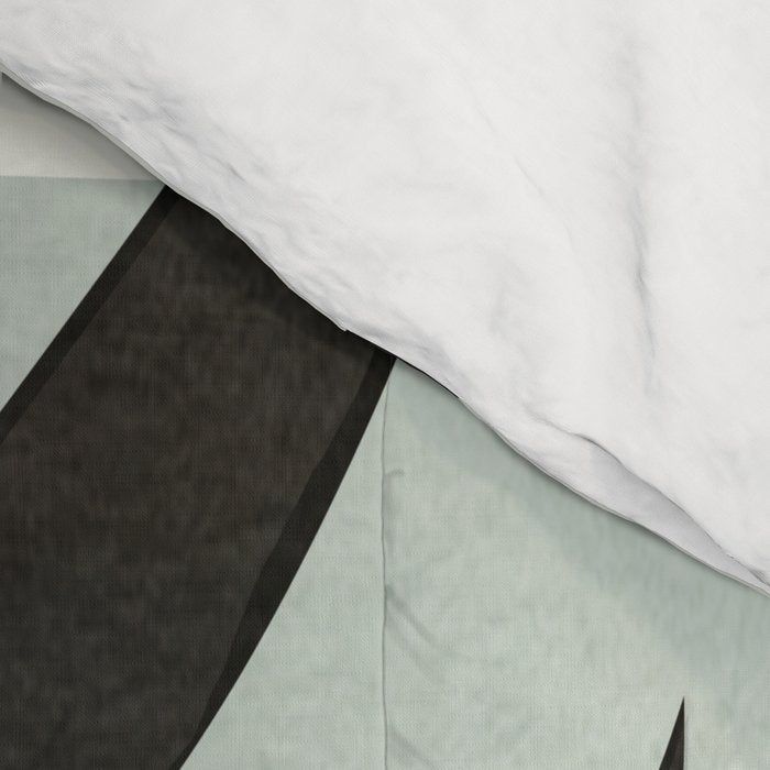 Soft Abstract Large Leaf Comforter Gallery Image 4