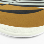Soft Abstract Large Leaf Bath Mat Gallery Image 3