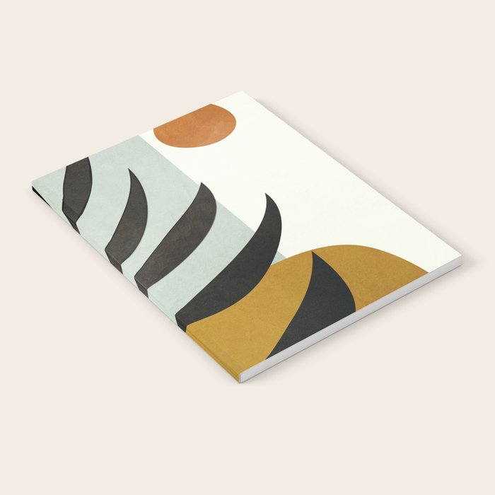 Soft Abstract Large Leaf Notebook Gallery Image 1