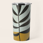 Soft Abstract Large Leaf Travel Mug Gallery Image 1
