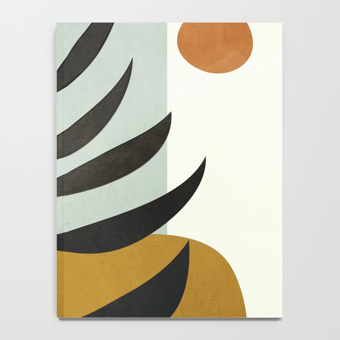 Soft Abstract Large Leaf Notebook Gallery Image 4