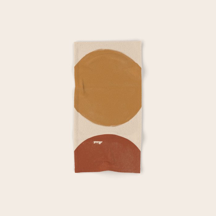 Burnt Orange Sun, New Boho Hand & Bath Towel Gallery Image 1