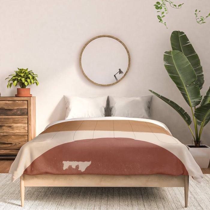 Burnt Orange Sun, New Boho Comforter Gallery Image 3