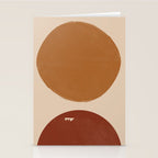 Burnt Orange Sun, New Boho Stationery Card Gallery Image 2