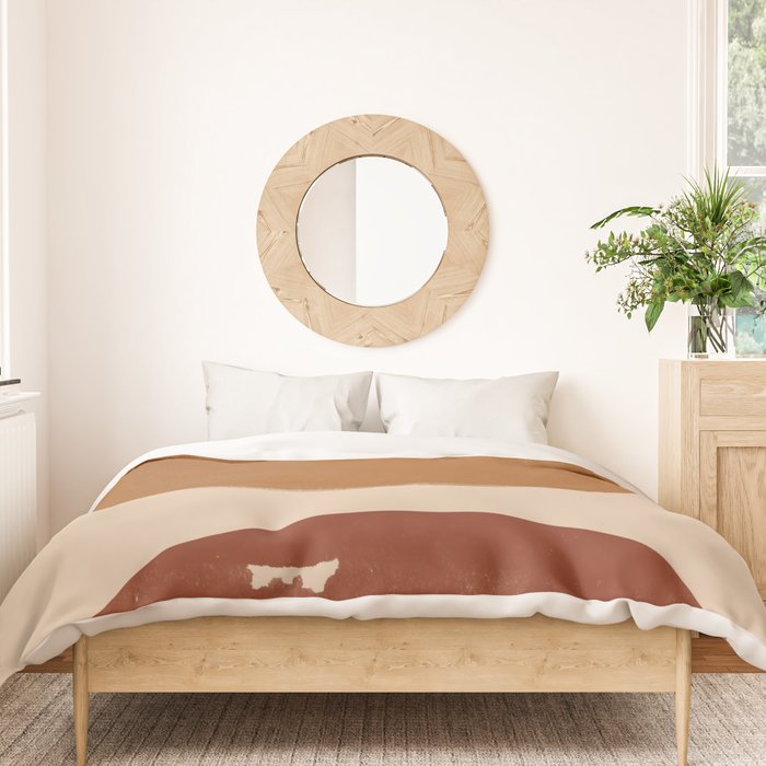 Burnt Orange Sun, New Boho Duvet Cover Gallery Image 3