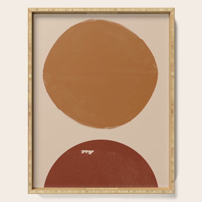 Burnt Orange Sun, New Boho Serving Tray Gallery Image 1