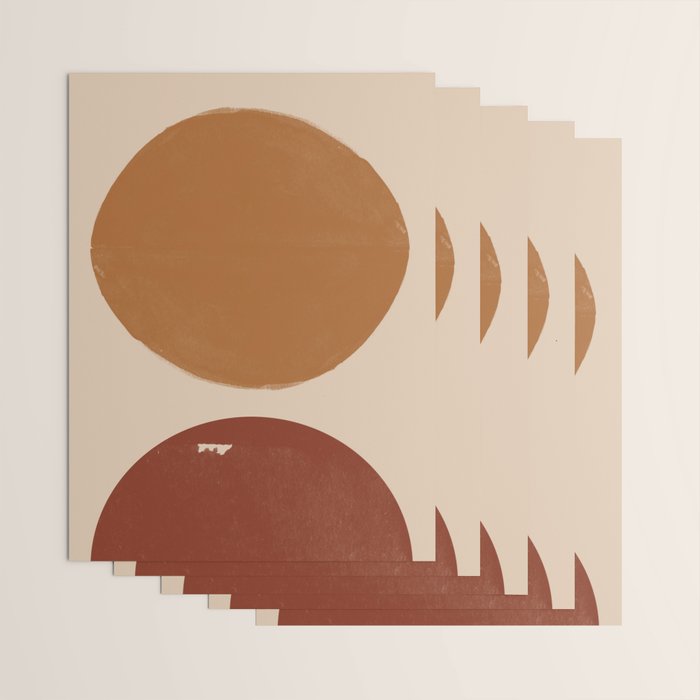 Burnt Orange Sun, New Boho Wrapping Paper Gallery Image 3
