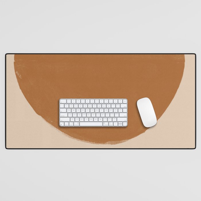 Burnt Orange Sun, New Boho Desk Mat Gallery Image 1