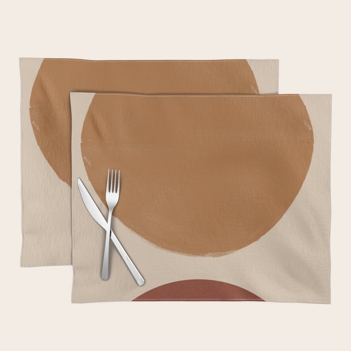 Burnt Orange Sun, New Boho Placemat Gallery Image 1