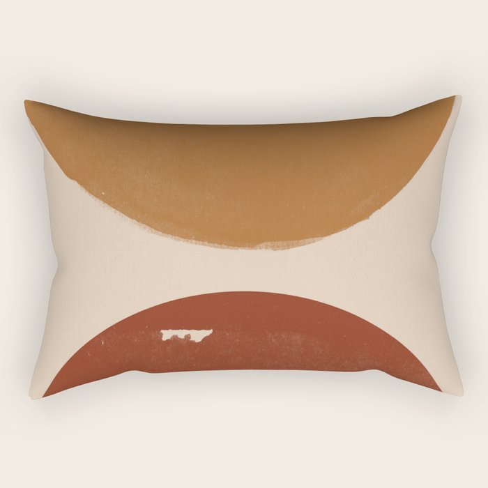 Burnt Orange Sun, New Boho Rectangular Pillow Gallery Image 2
