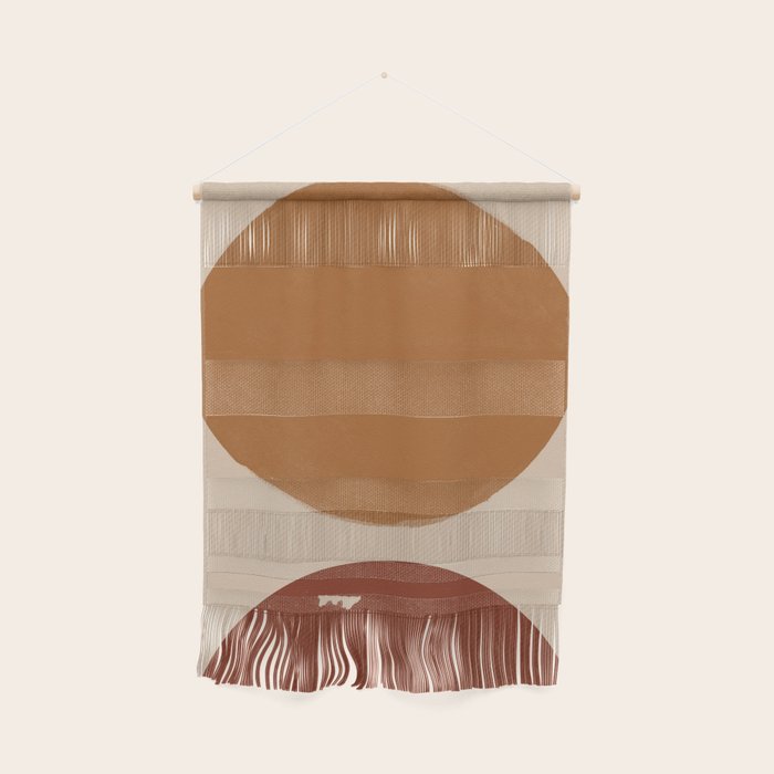 Burnt Orange Sun, New Boho Wall Hanging Gallery Image 1