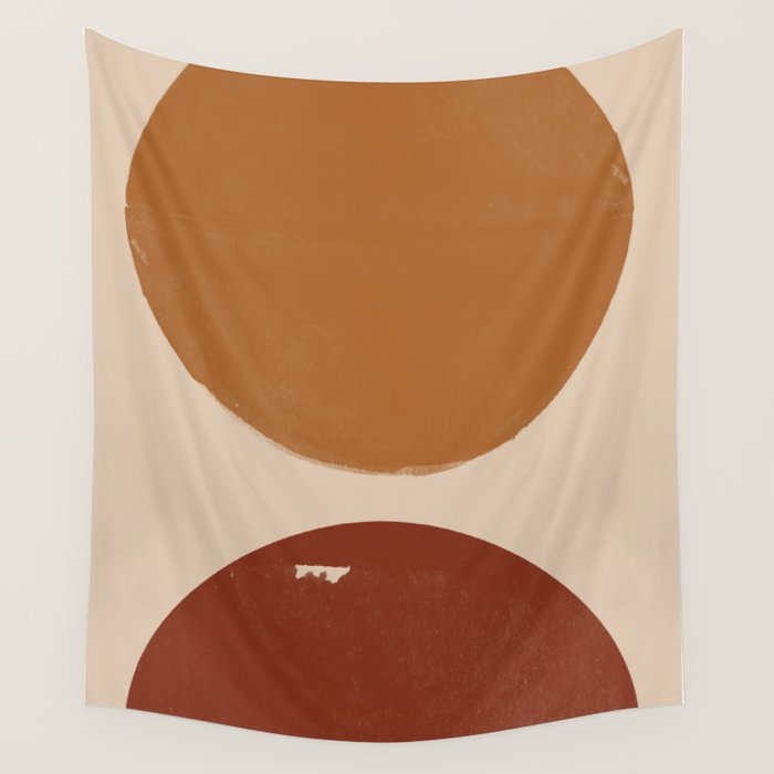Burnt Orange Sun, New Boho Wall Tapestry Gallery Image 4