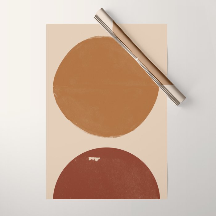 Burnt Orange Sun, New Boho Wrapping Paper Gallery Image 1