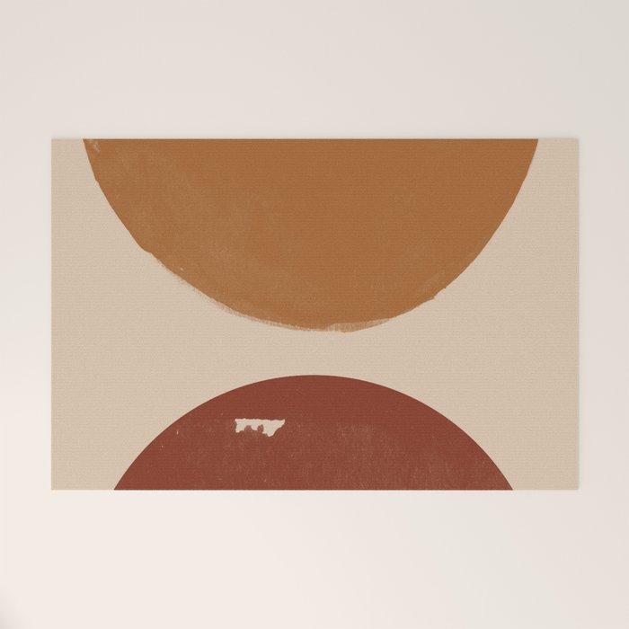 Burnt Orange Sun, New Boho Welcome Mat Gallery Image 1