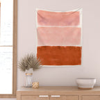 colorfields pink orange Wall Tapestry Gallery Image 2