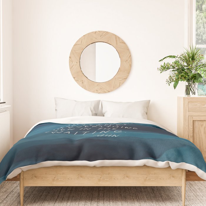 Cling To Joy, Bold, Audacious Joy That Looks For Light In Everything Even In The Waiting. Duvet Cover Gallery Image 3