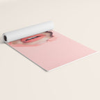 Her lips - coral Yoga Mat Gallery Image 2