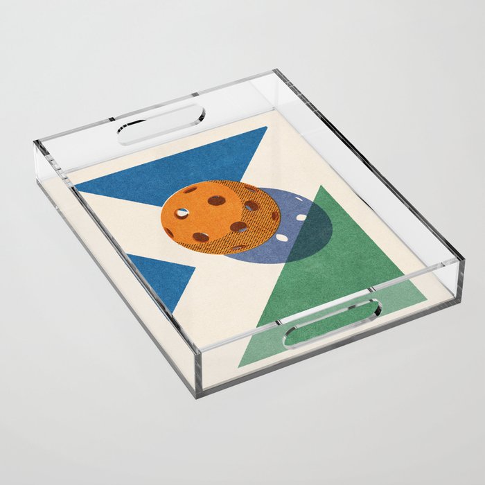 BALLS - Pickleball - II b Acrylic Tray Gallery Image 1