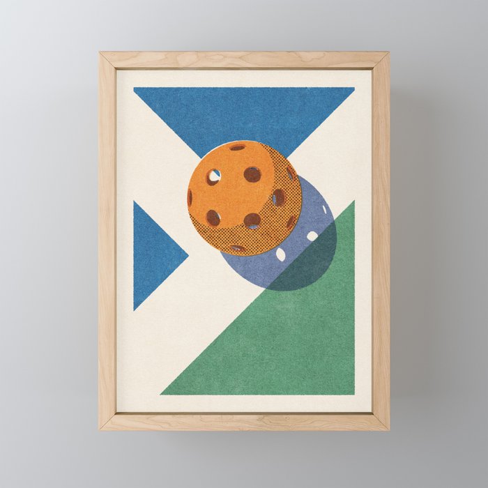BALLS - Pickleball - II b Mini Art Print Gallery Image 1