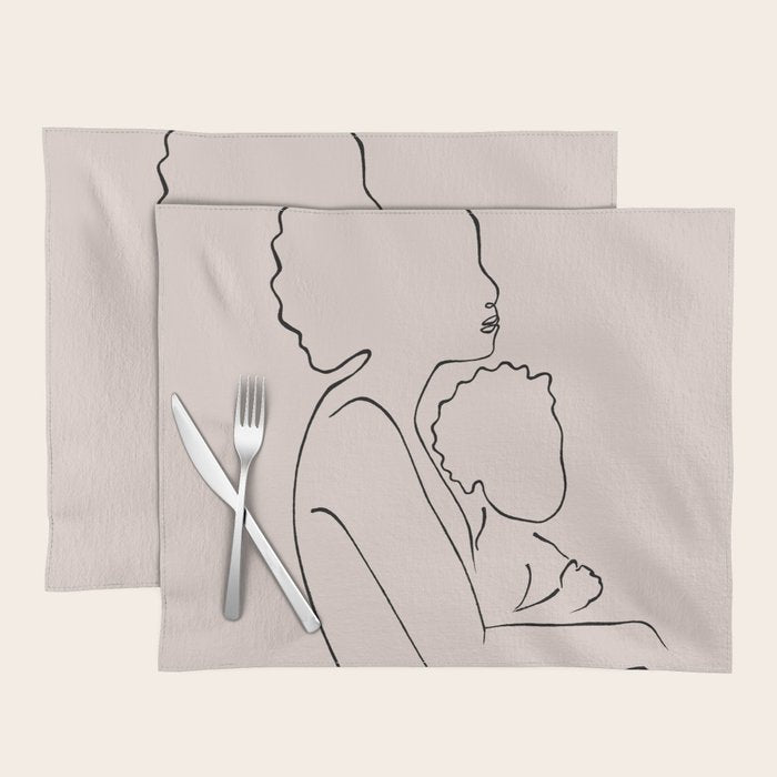 Big hair mama Placemat Gallery Image 1