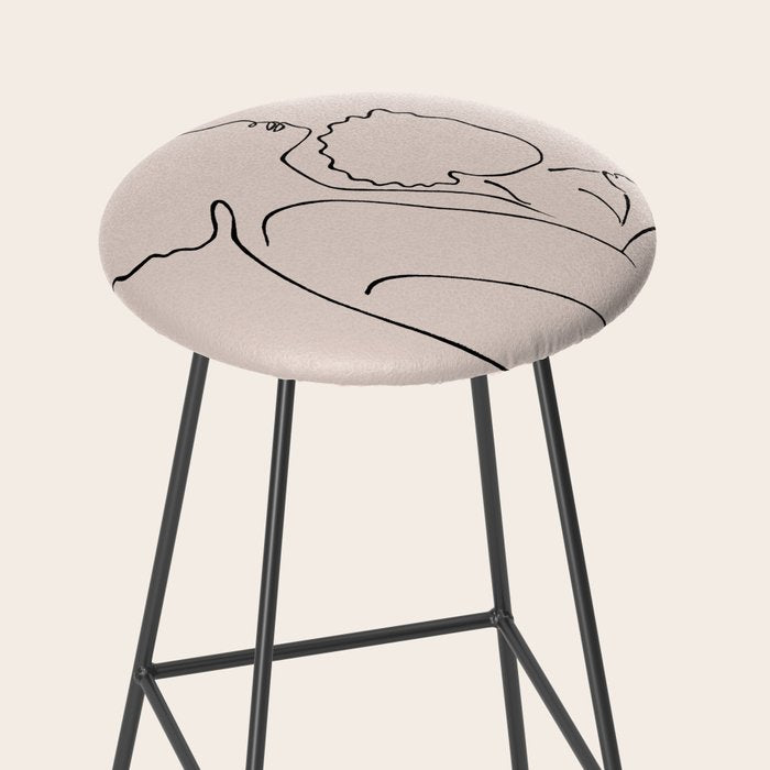 Big hair mama Stool Gallery Image 2
