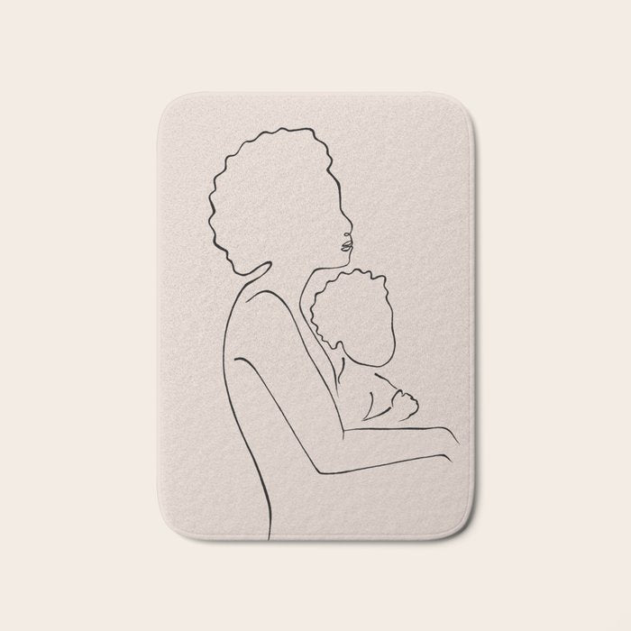 Big hair mama Bath Mat Gallery Image 1