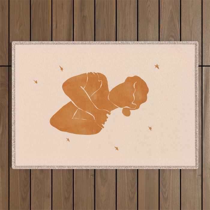 You Are Worthy Outdoor Rug Gallery Image 1