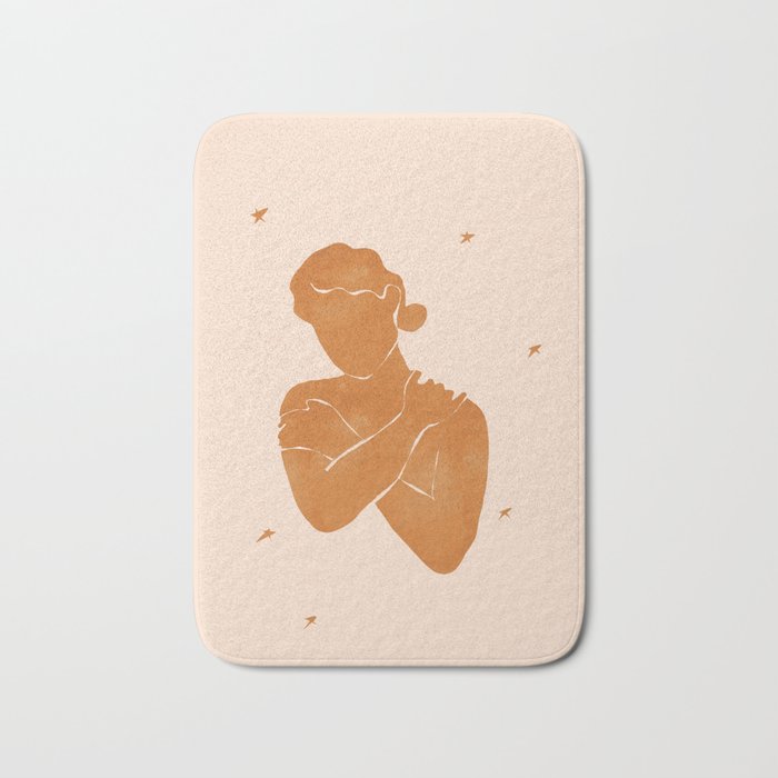 You Are Worthy Bath Mat Gallery Image 1