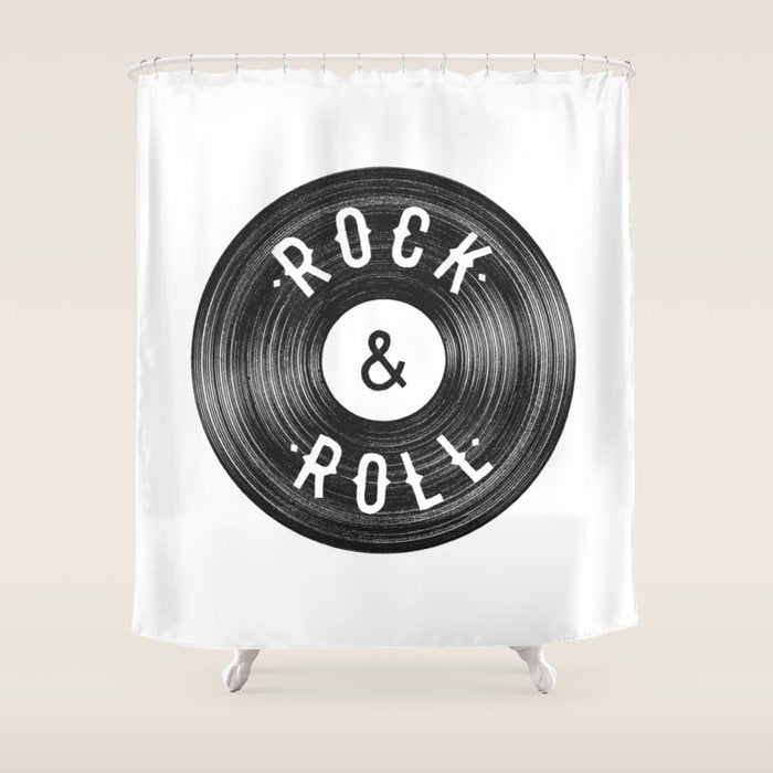 Rock & Roll Shower Curtain Gallery Image 1