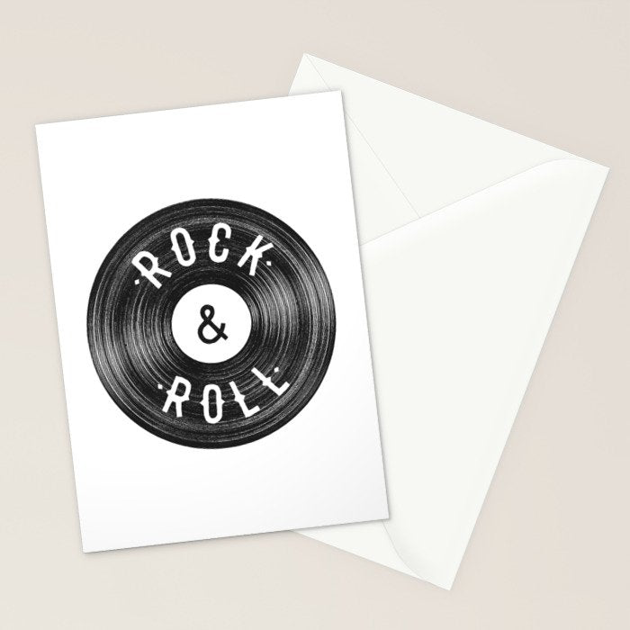 Rock & Roll Stationery Card Gallery Image 2