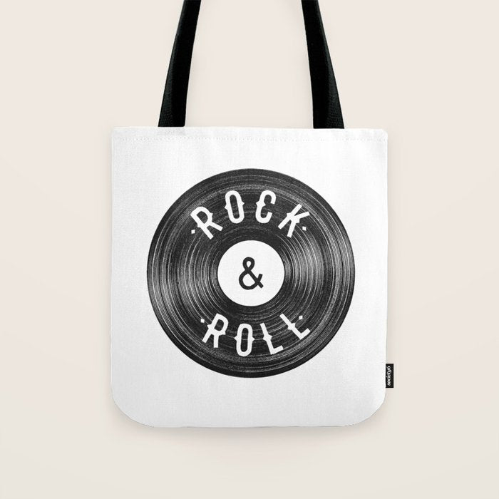 Rock & Roll Tote Bag Gallery Image 1