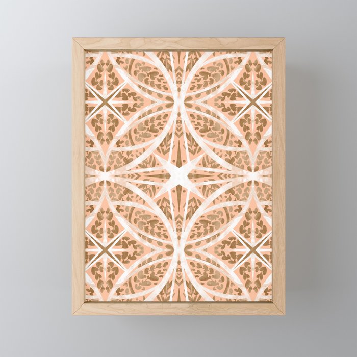 Tile wild leaves starry PF1 Mini Art Print Gallery Image 1