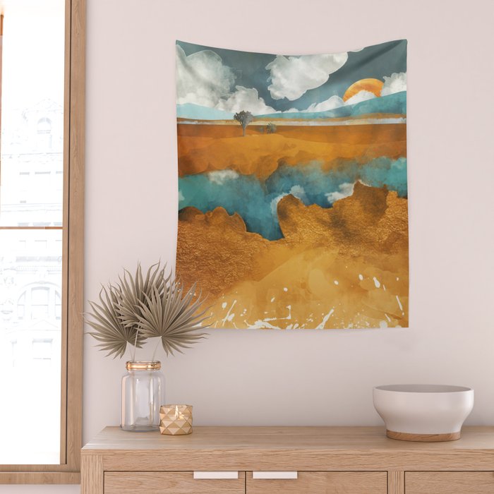 Desert River Wall Tapestry Gallery Image 2