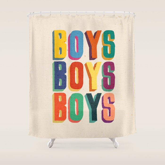 Boys boys boys Shower Curtain Gallery Image 1